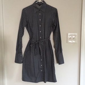 Perfect Brooks Brothers shirtdress w/ French cuffs